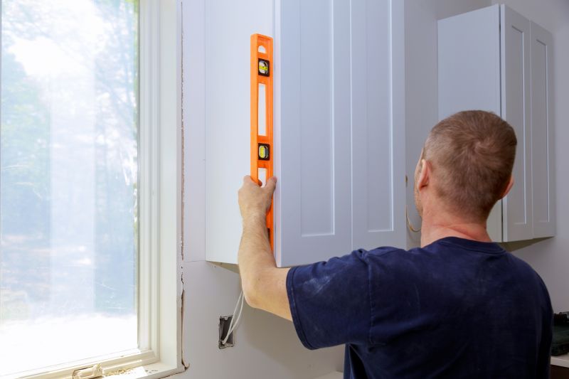 Pine Cabinets Installation